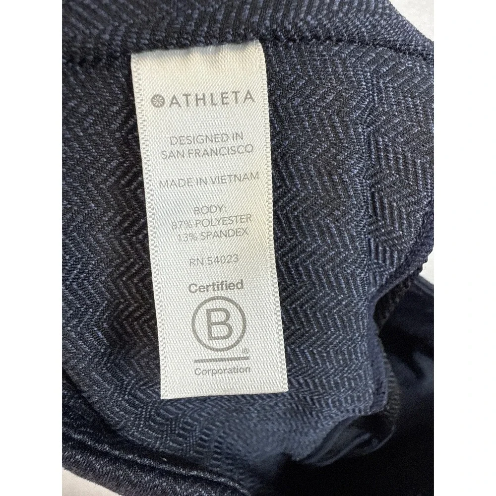 Athleta Delancey Herringbone Tight Women Size S Pants Career Business Office EUC
